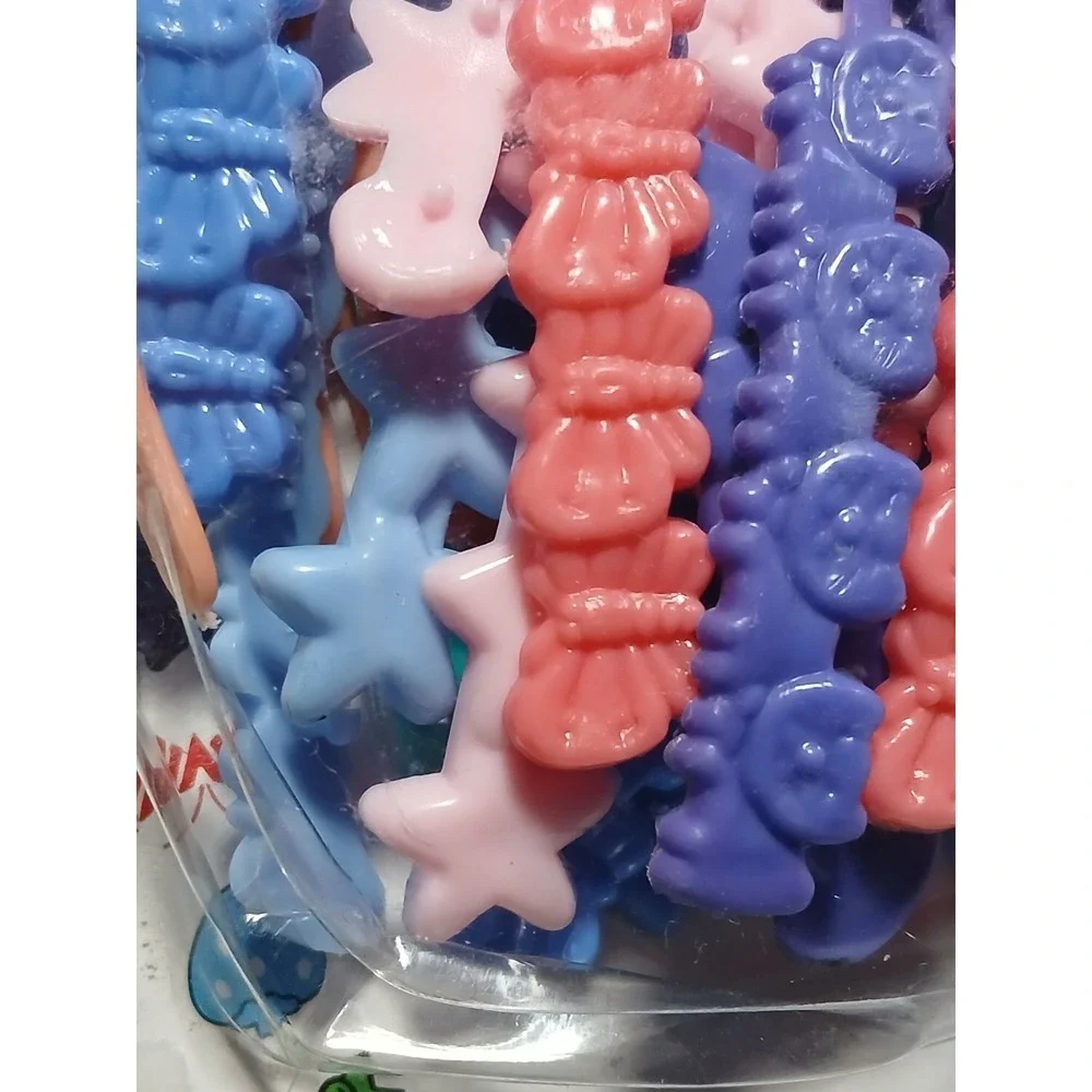 Vintage Tara Hair Accessories Barrettes Multi Pack Plastic Self Hinge Deadstock